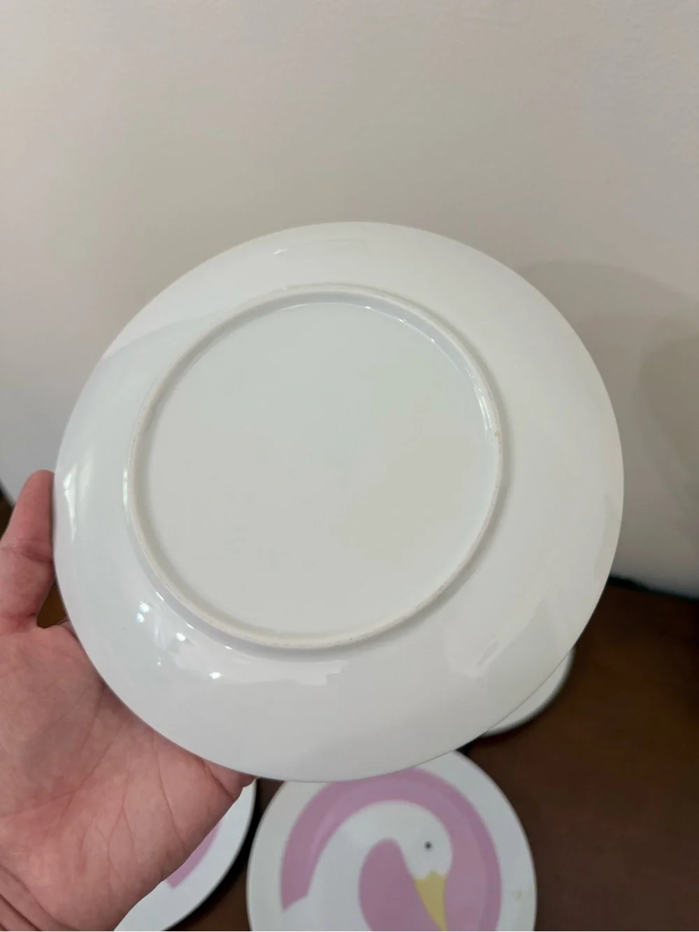 Vintage Takahashi Geese Goose Pastel Ceramic 5 Salad Plates 8” Grandma Cottage
